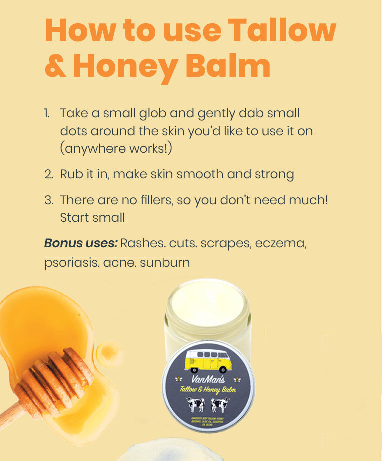 VanMan's Bison Tallow & Honey Balm