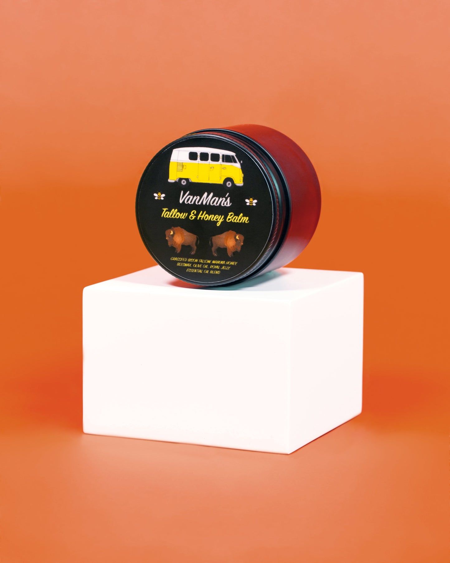 VanMan Bison Tallow & Honey Balm – No Essential Oils