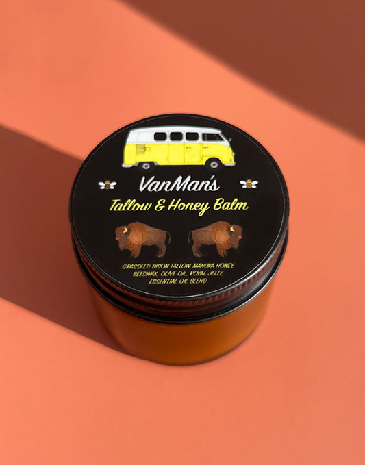 VanMan Bison Tallow & Honey Balm – No Essential Oils